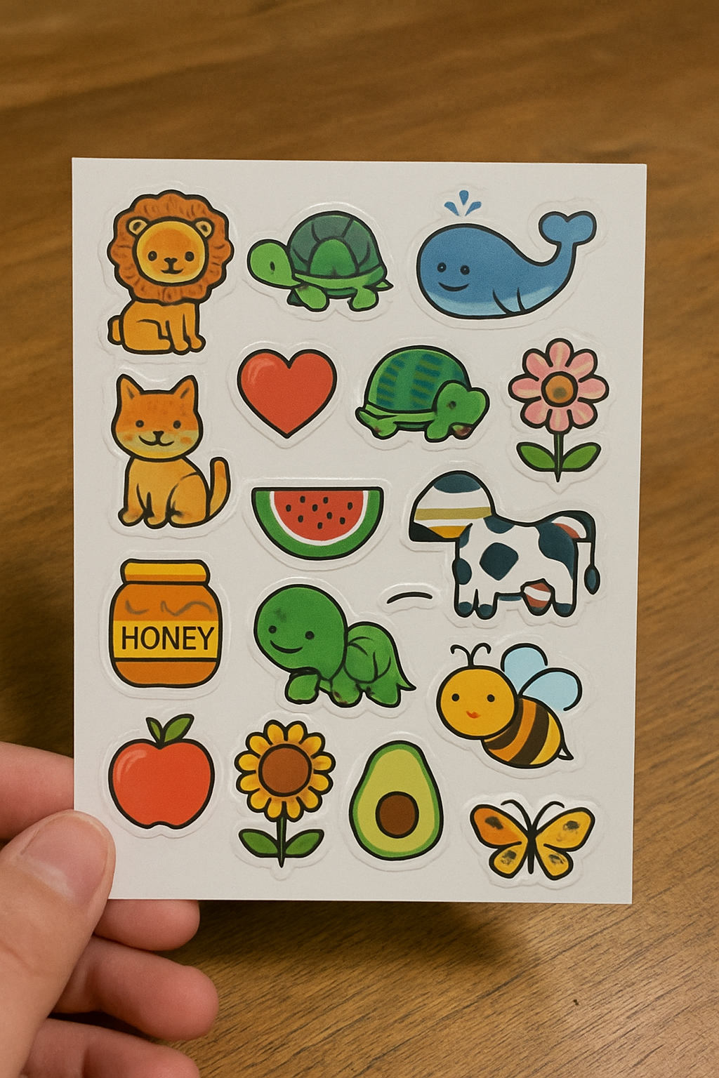 Sticker Book Example